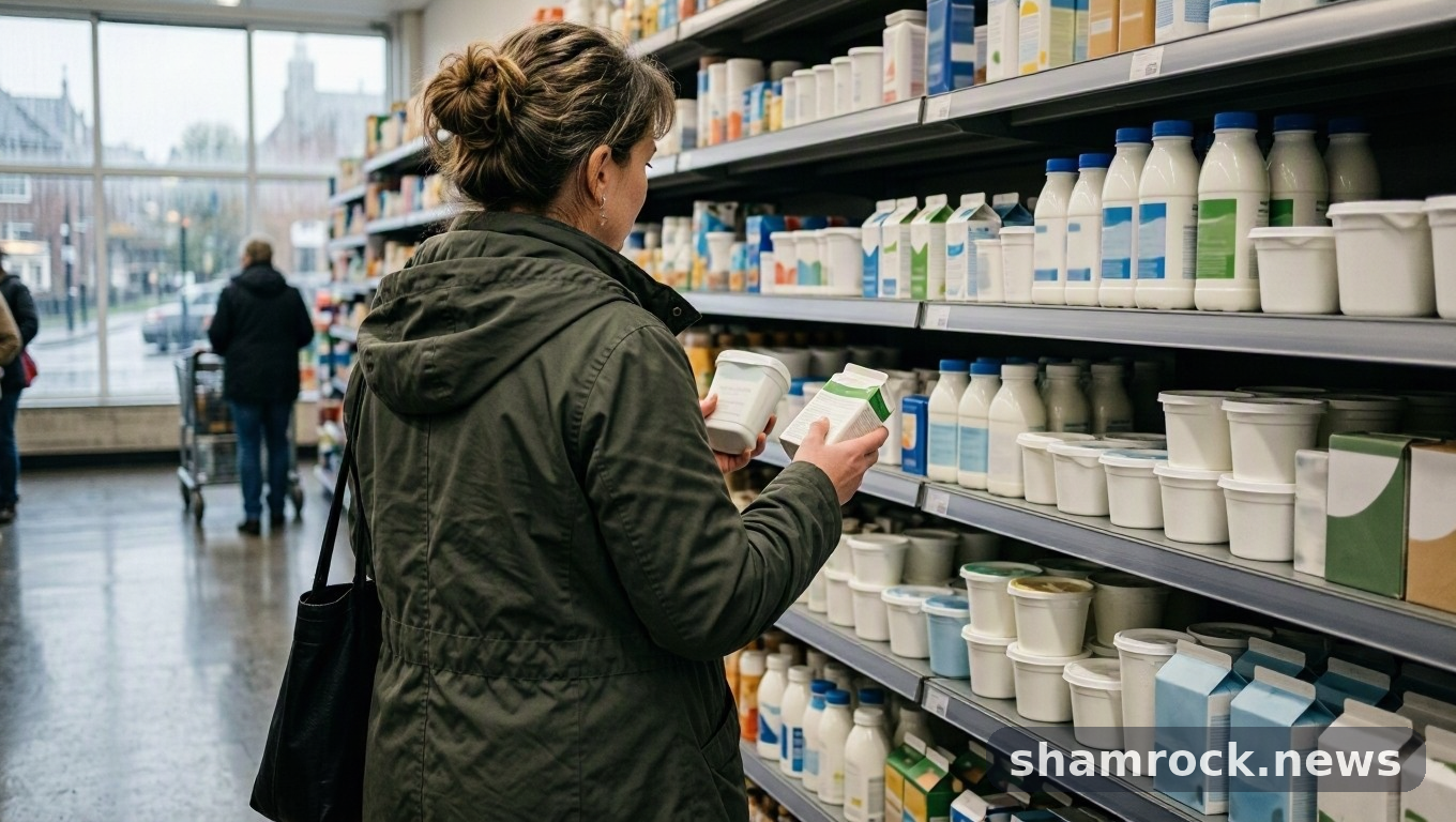 Иллюстрация к новости: В Ирландии годовая инфляция на продукты достигла 4,69%